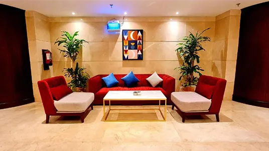 hotel lifts area
