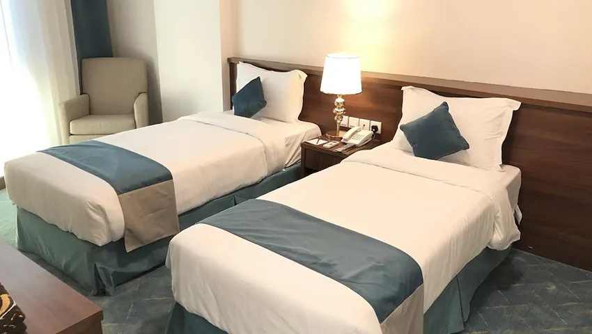 2 single bed